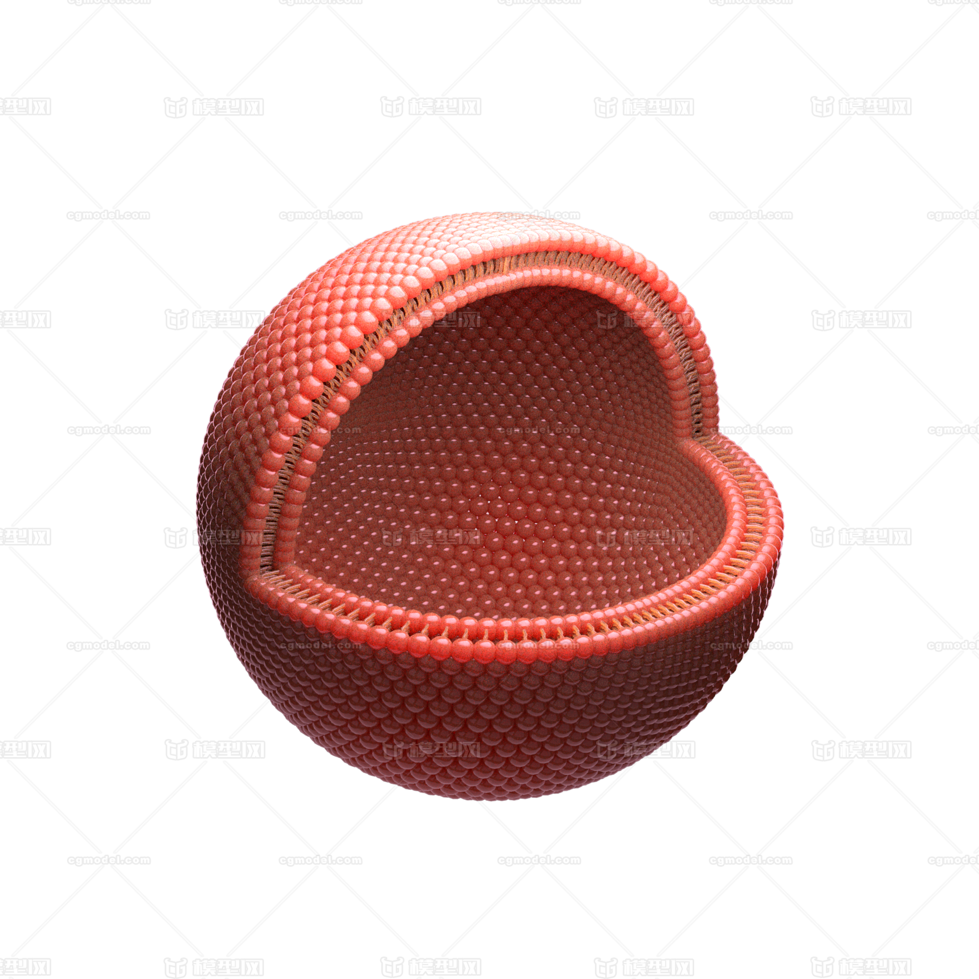 四分之一剖口细胞膜球