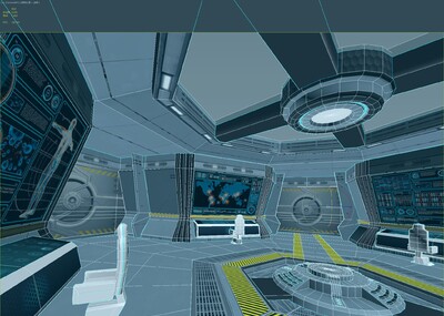 实验室 科幻研究室 游戏实验室基地 补给_szx0317作品_场景科幻场景