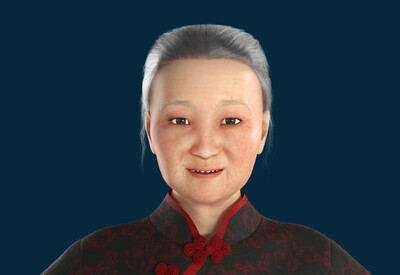 写实老太太(带绑定表情打开即可渲染) 民国老人 古代老人 农妇 老奶奶