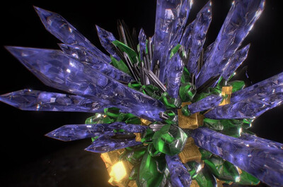 冰锥 魔力水晶 宝石 珠宝 魔法石 晶体 外星矿石 水晶 矿石 魔晶矿石