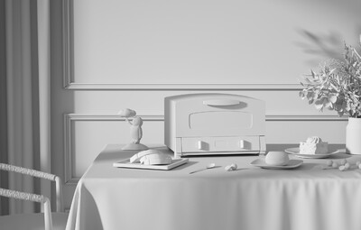 c4d烤箱餐桌场景工程模型-餐厅模型库-Cinema 4D(.c4d)模型下载-cg模型网