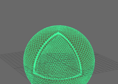 细胞膜八分之一球