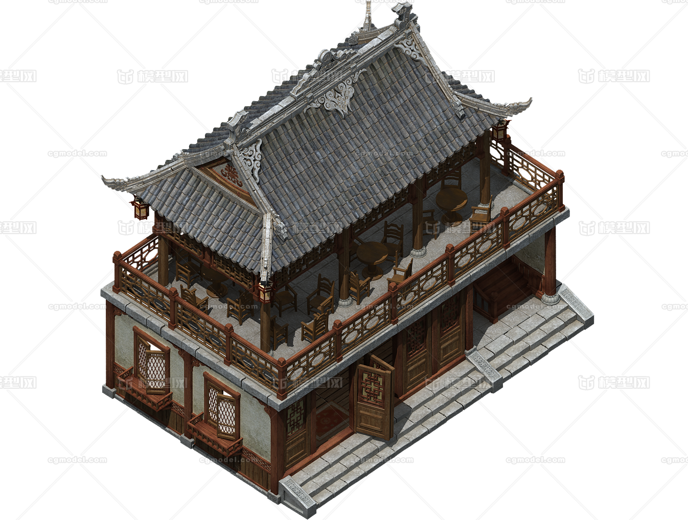 酒馆,古代酒馆,酒店,酒坊,酒铺,茶楼,古代建筑,古代茶楼,高模酒馆