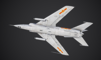 中国空军 强-5基本型模型-军用飞机模型库-Marmoset Toolbag(.tbscene/.tbmat)模型下载-cg模型网