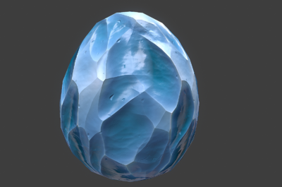 441 pbr次世代 龙蛋 钻石 宝石 水晶 寒冰 冰封 冰冻 魔法石 次时代ar