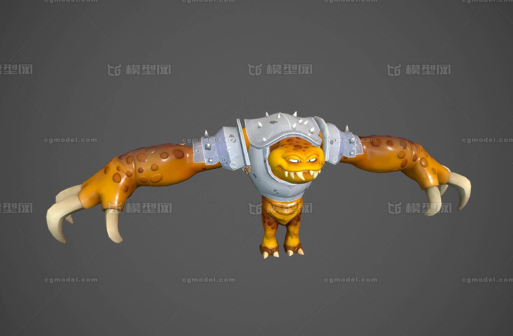 卡通 次世代 梦魇怪物 monster _bunny2020作品_人物异形怪物_cg模型