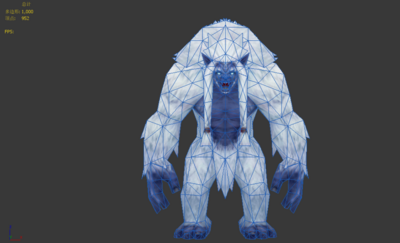 长毛怪白猿猿人雪人怪