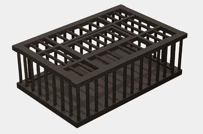 笼子 木笼 兽笼 木箱 箱子 鸟笼 捕笼 宠物笼子 狩猎笼子 板条箱 家禽