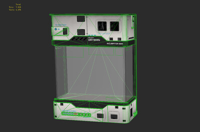 161 pbr次世代 生物培养皿 生物舱_硬核科幻作品_场景科幻场景_cg模型