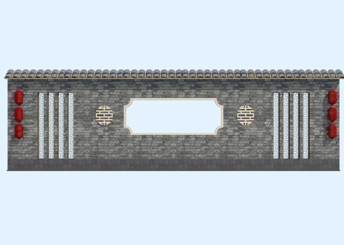 围墙 仿古墙 古建墙 花园墙 公园墙 园林墙