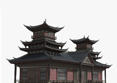 古建筑大型宫殿房屋模型