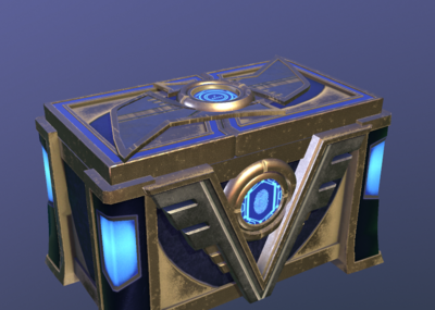 次时代 pbr 宝箱 金属箱 指纹 密码箱 科幻 未来 无动画需要可自行