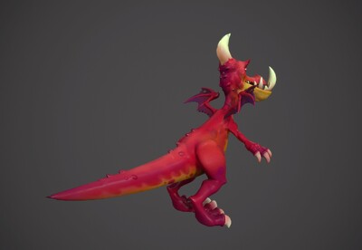 卡通 动画角色 喷火龙 dragon  火龙  飞龙