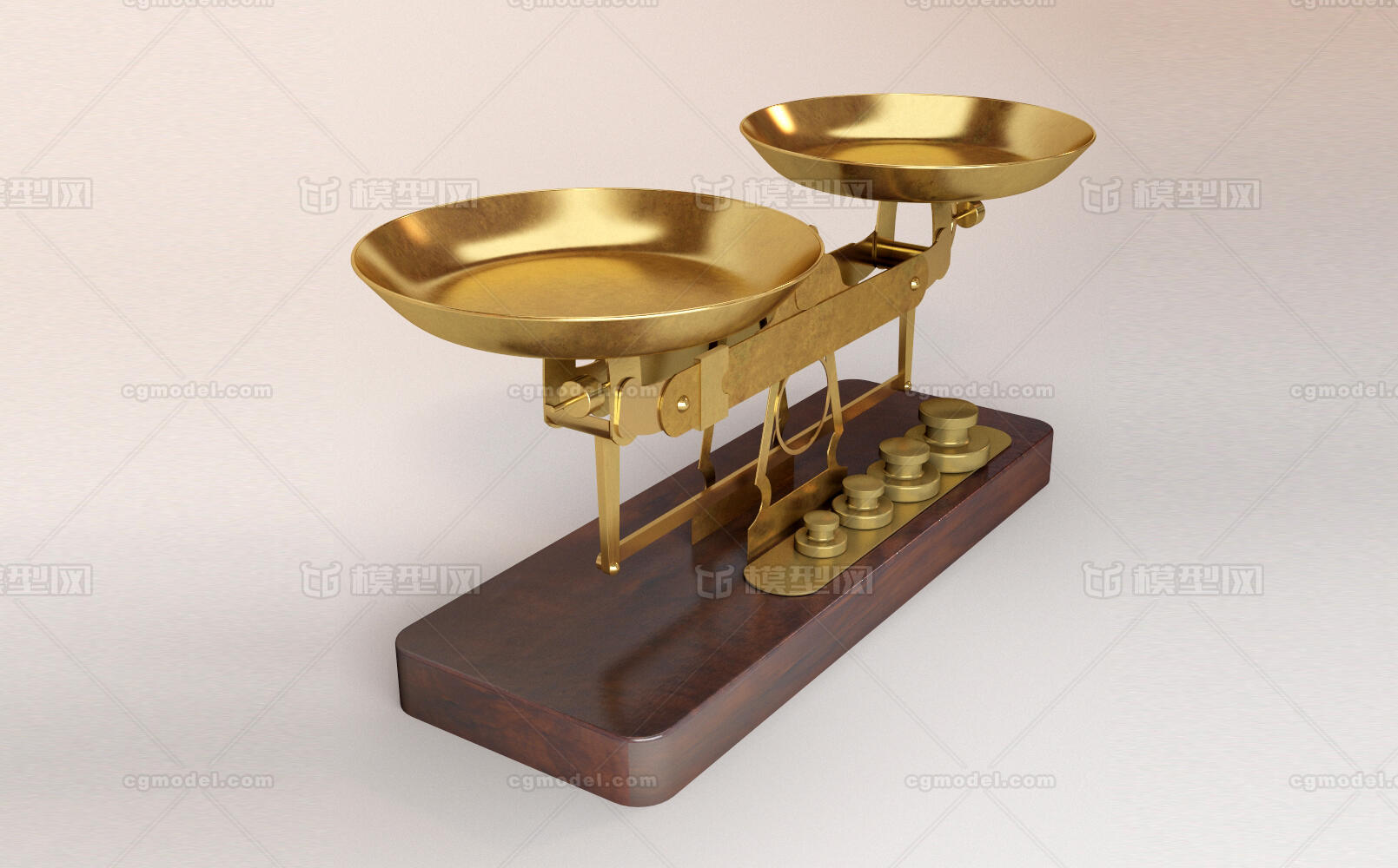古董天平 天平模型-五金工具模型库-3ds Max(.max)模型下载-cg模型网