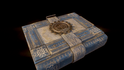 魔法书 古书 书本 书籍 写实 游戏 道具 封印 次世代 pbr