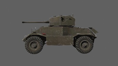 aec轮式坦克 英国坦克车_1429303049作品_车辆装甲车/坦克_cg模型网