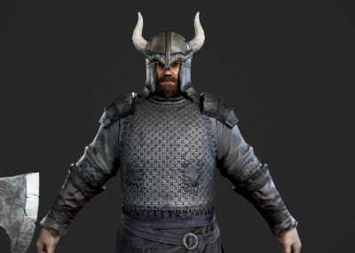 pbr 维京战士 维京海盗 野蛮人 北欧海盗 壮汉 士兵 战士 欧洲中世纪