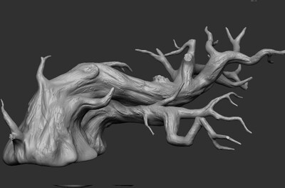 树,高模,高模写实,次时代高模树,景观树_shts作品_石头植物树木_cg