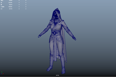 【衣服】披风 女装 战袍_scenemodel作品_生活用具穿戴服饰_cg模型网
