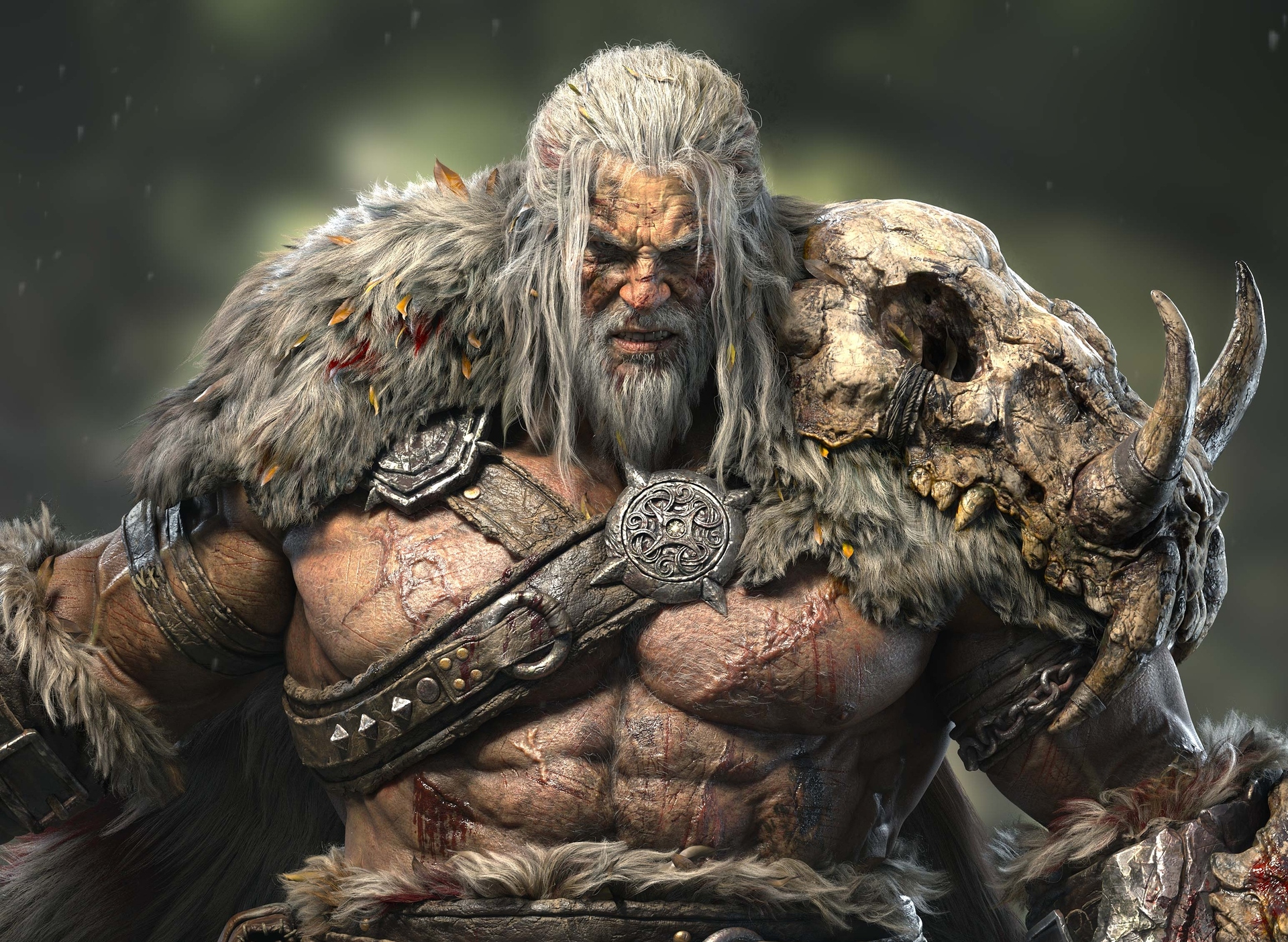 野蛮人_入特数码作品_游戏/影视/动画_cg模型网