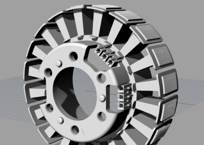 线圈骨架bobbin模型