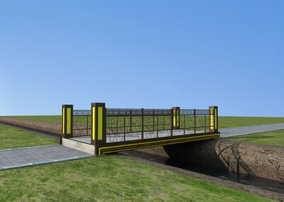 桥 拱桥 石桥 木桥 景观桥 桥梁 _王泓淼作品_建筑历史建筑_cg模型网