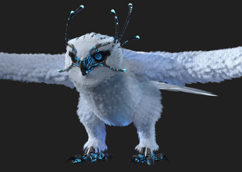 pbr 次世代 写实 科幻 未来 机械 _猫猎人作品_动物飞禽_cg模型网