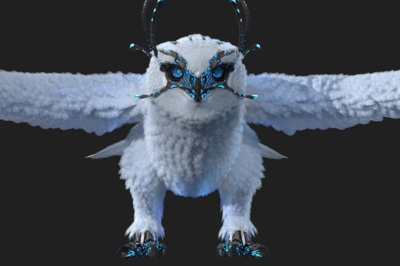 pbr 次世代 写实 科幻 未来 机械 _猫猎人作品_动物飞禽_cg模型网