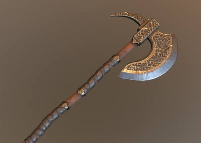 次时代 pbr 战斧 斧子 维京