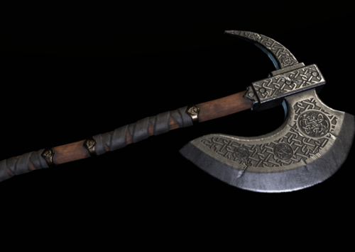 次时代 pbr 战斧 斧子 维京