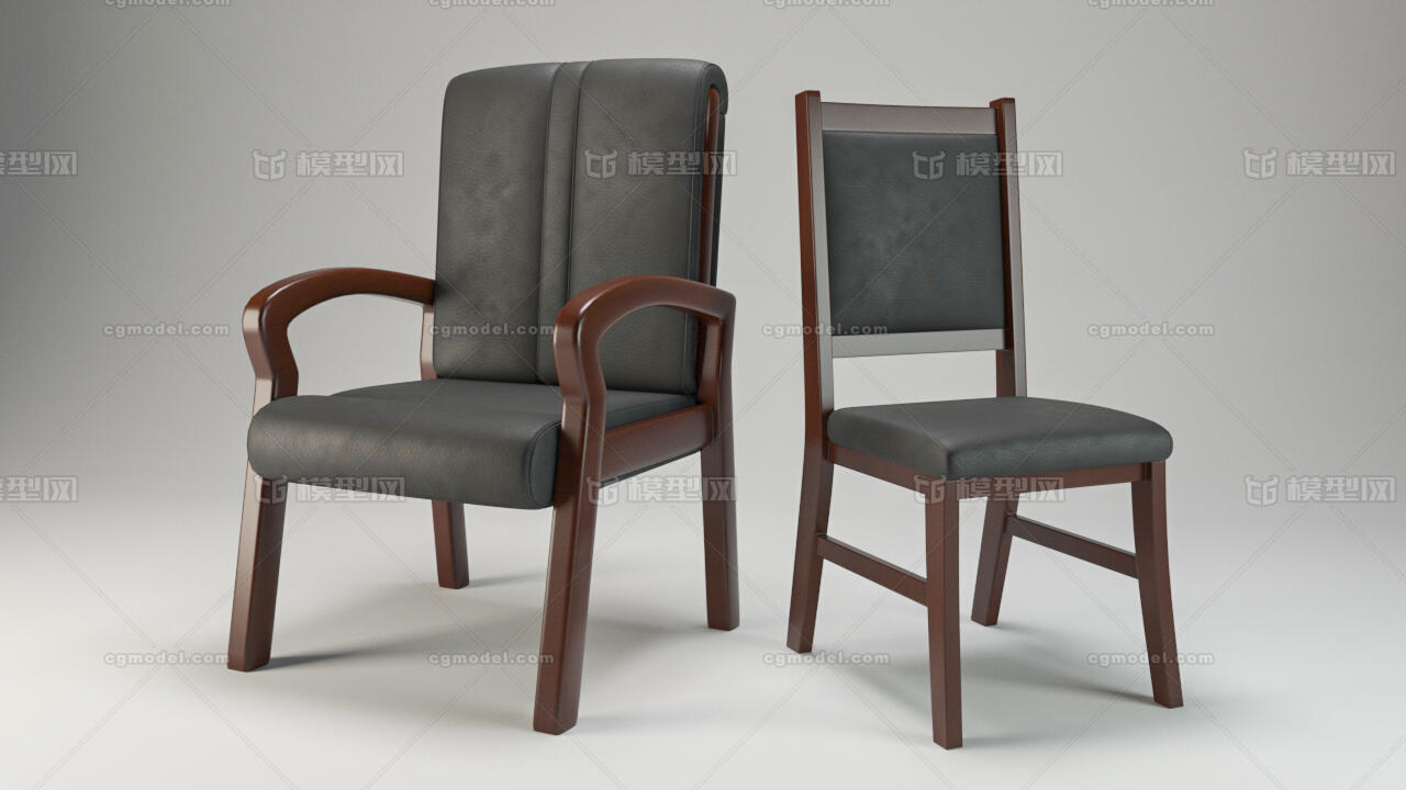 办公室 会议室模型-桌椅模型库-Cinema 4D(.c4d)模型下载-cg模型网