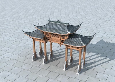 高模 **模型-历史建筑模型库-3ds Max(.max)模型下载-cg模型网