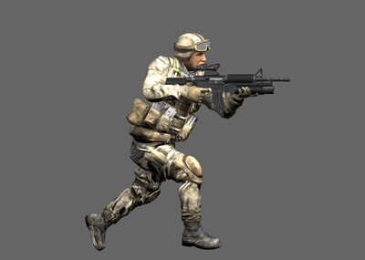 美国大兵特种兵全套动画士兵