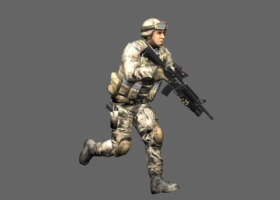 美国大兵特种兵全套动画士兵