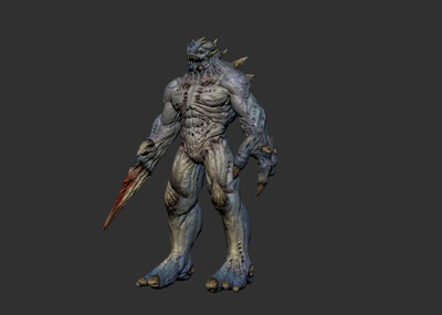 pbr次时代 游戏 怪物 恶魔 boss 魔兽 兽人 异形