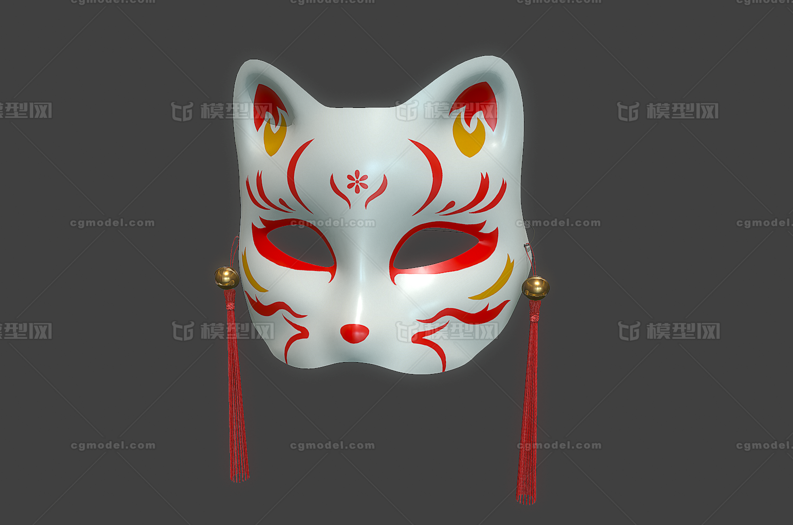 pbr次世代 狐妖面具 狐狸 般若 日式 日本 犬狼 天狗 能剧 能面 小面