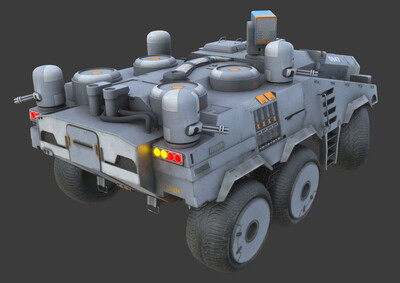 科幻装甲车 scifi战车 防弹车 坦克车 科幻汽车 未来战车 外星战车