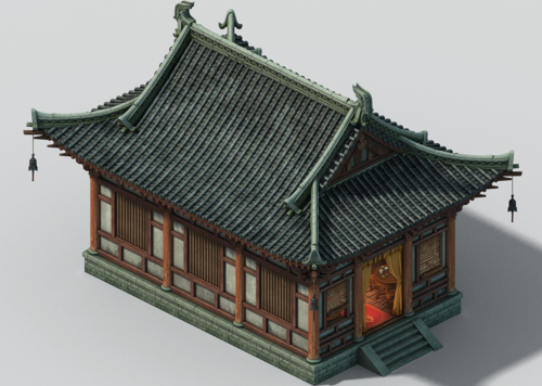 民居 古代民居模型-古代场景模型库-3ds Max(.max)模型下载-cg模型网