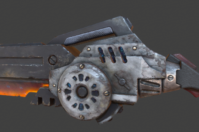 194 pbr次世代 科幻大刀 砍刀 废_硬核科幻作品_武器冷兵器_cg模型网