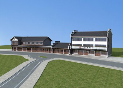 古建 古建楼 仿古建筑 古建街道 老北京商业 古建商业