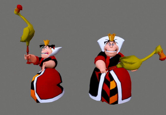 完整动画 卡通皇后模型-女人模型库-3ds Max(.max)模型下载-cg模型网