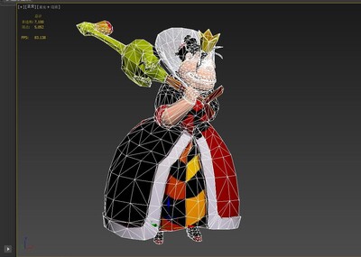 完整动画 卡通皇后模型-女人模型库-3ds Max(.max)模型下载-cg模型网