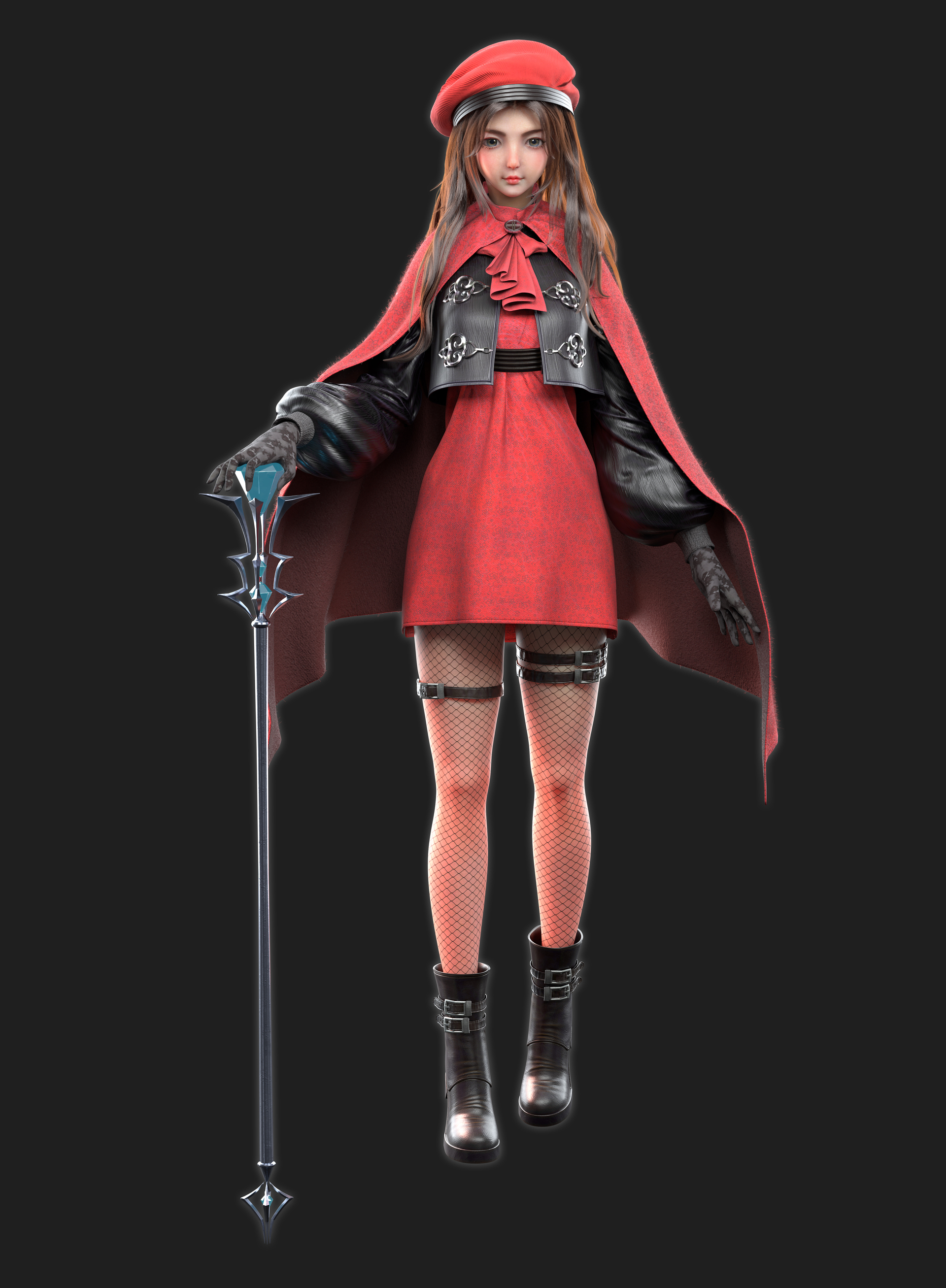 风格化萝莉_郭大鹏作品_角色/人物/生物_cg模型网