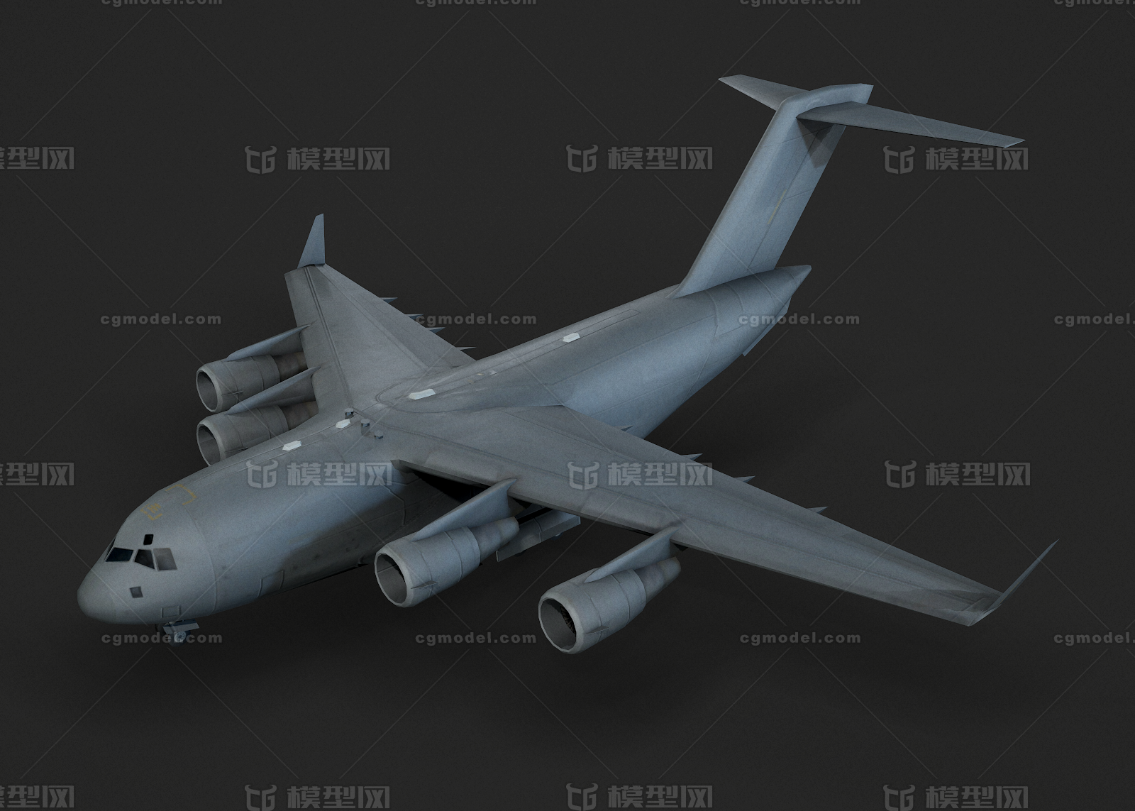 c-17环球霸王iii c17 _冰是沉默的水作品_飞机/航空器军用飞机_cg模型
