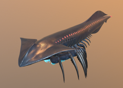 次时代 pbr 深海 巨龙 海洋生物 海龙 蛟龙 海蛇 外星