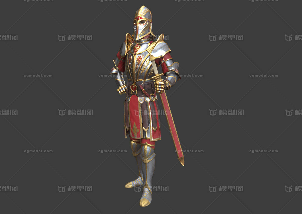 pbr次世代  皇城守卫 门卫 禁卫军 皇家卫兵 侍卫 皇宫守卫 皇家剑士