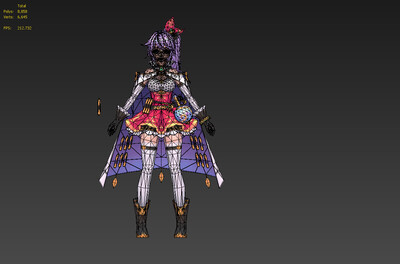 卡通二次元药剂师女孩