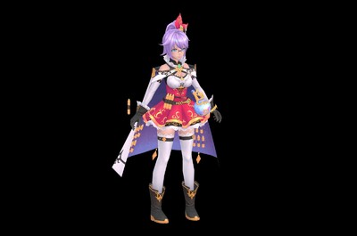 卡通二次元药剂师女孩