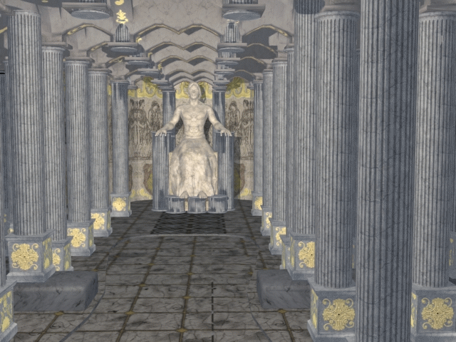 影视,游戏,广告特效场景,古希腊神话神殿,古罗马,歌德,哥特式样柱子