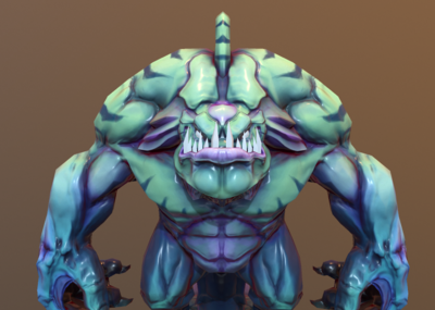 次时代 pbr 人鱼 鱼人 深海 怪兽 鱼战士